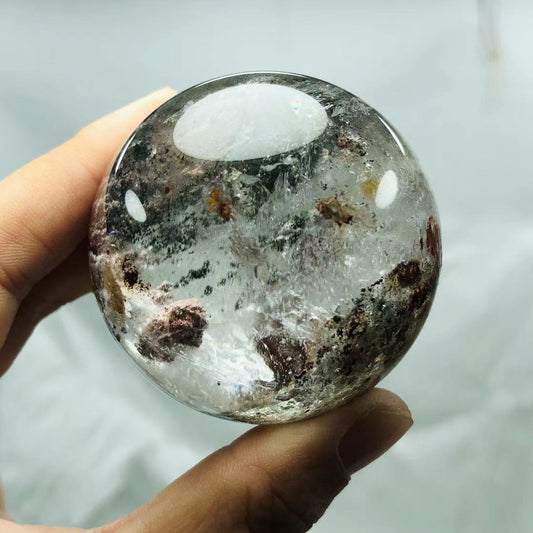 Garden quartz sphere crystal handmade sphere