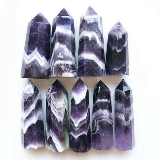 Dream amethyst tower/Crystal point/self healing/Handmade Collection