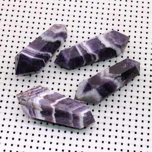 Nature dream amethyst double point tower/Crystal healing/Pendant