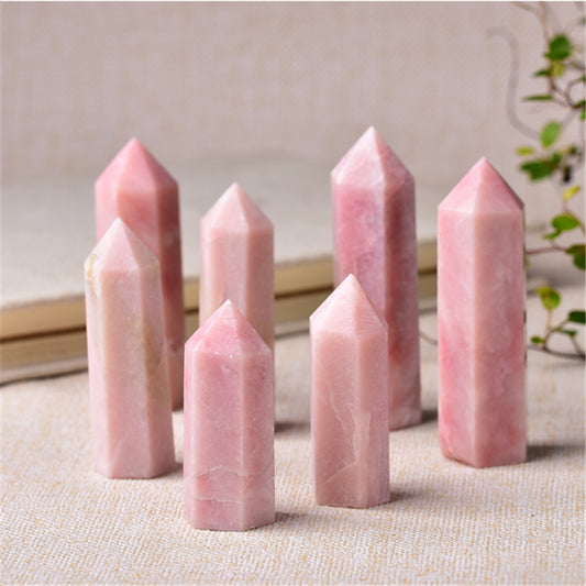 Pink opal tower/Point/Crystal healing/Mineral Collection