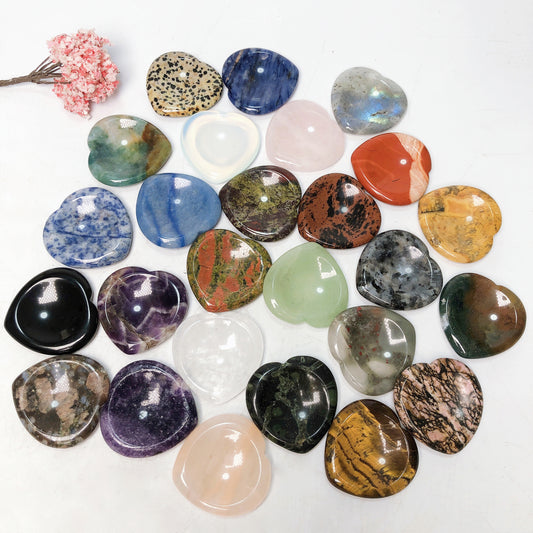 Worried stone heart/Crystal Healing/Crystal collection/Gemstone