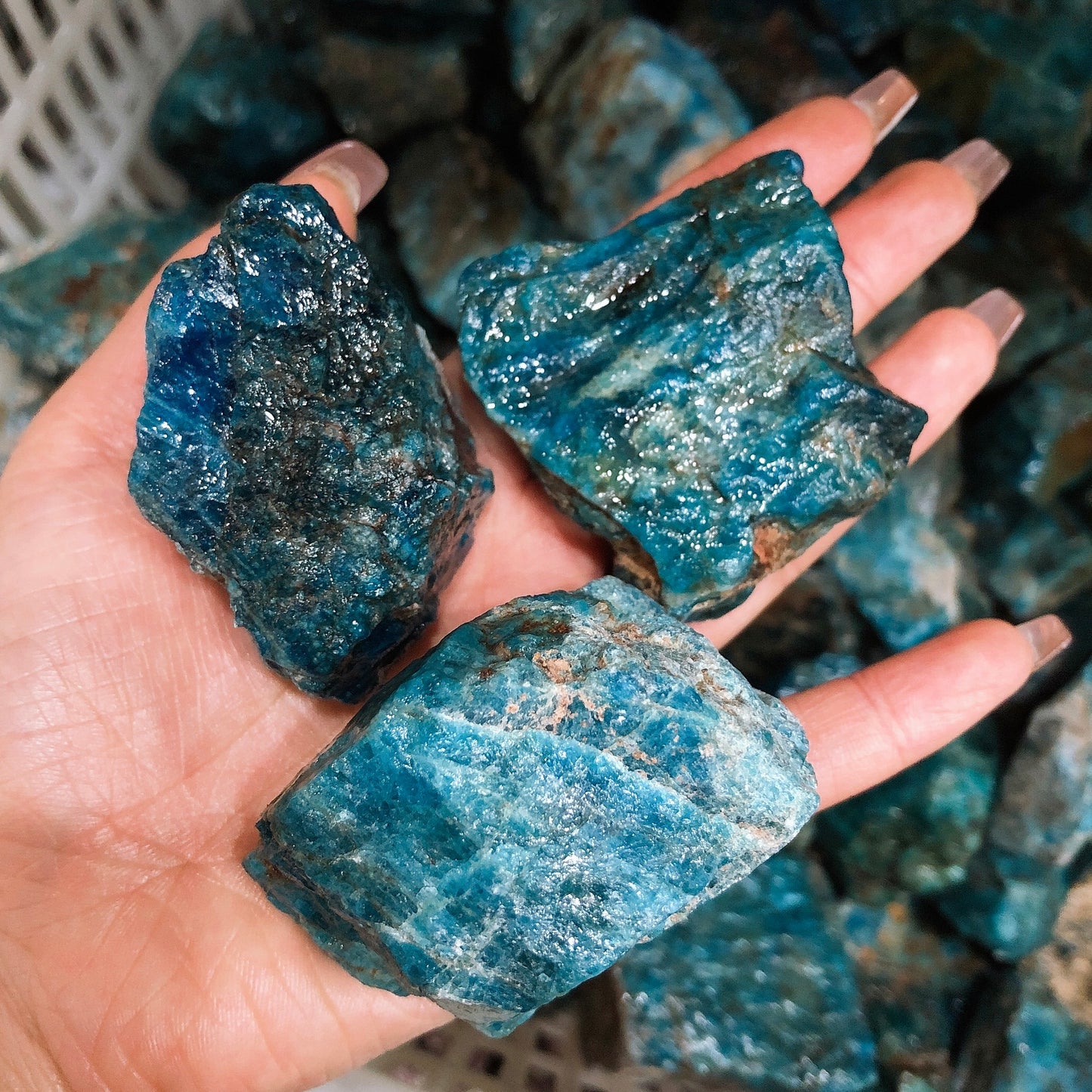 Apatite rawstone specimen/crystal healing/minerals Free shipping over $200