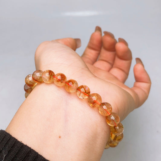 Citrine bracelet/Crystal healing/mineral