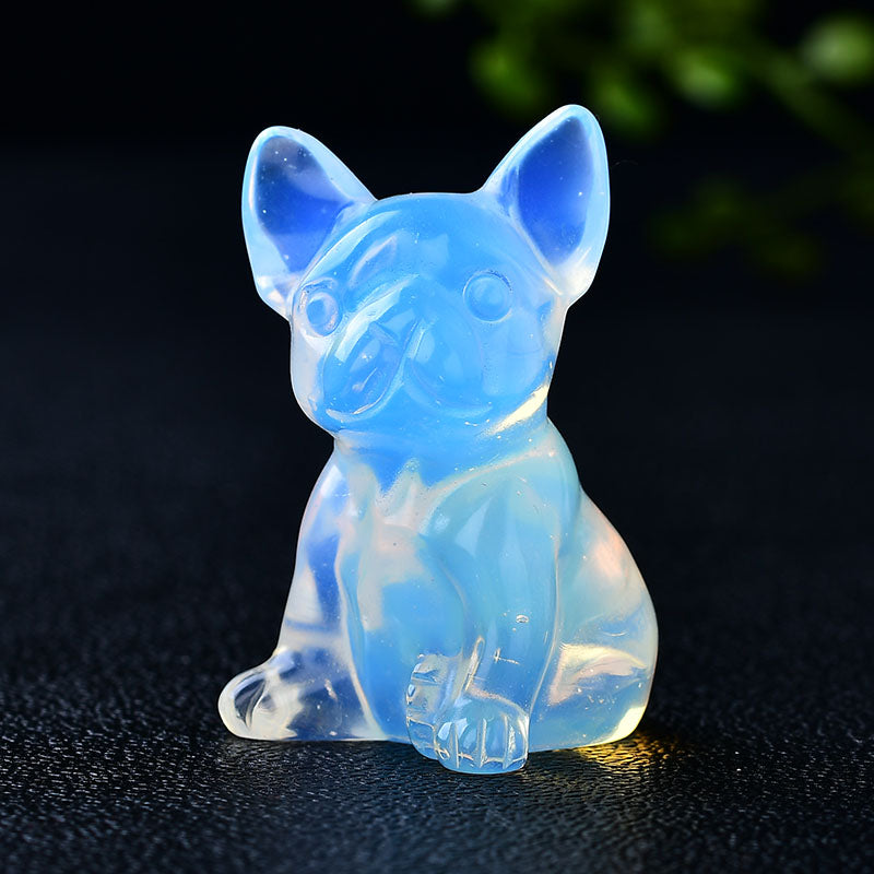 Animal carving opal handcarving crystal healing Free shipping over $200