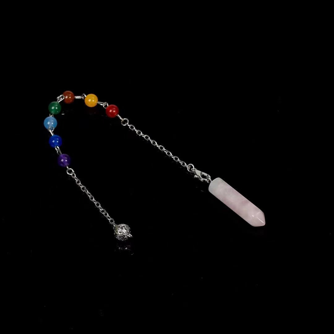 Colorful crystal pendulum pendant  Free shipping over $200