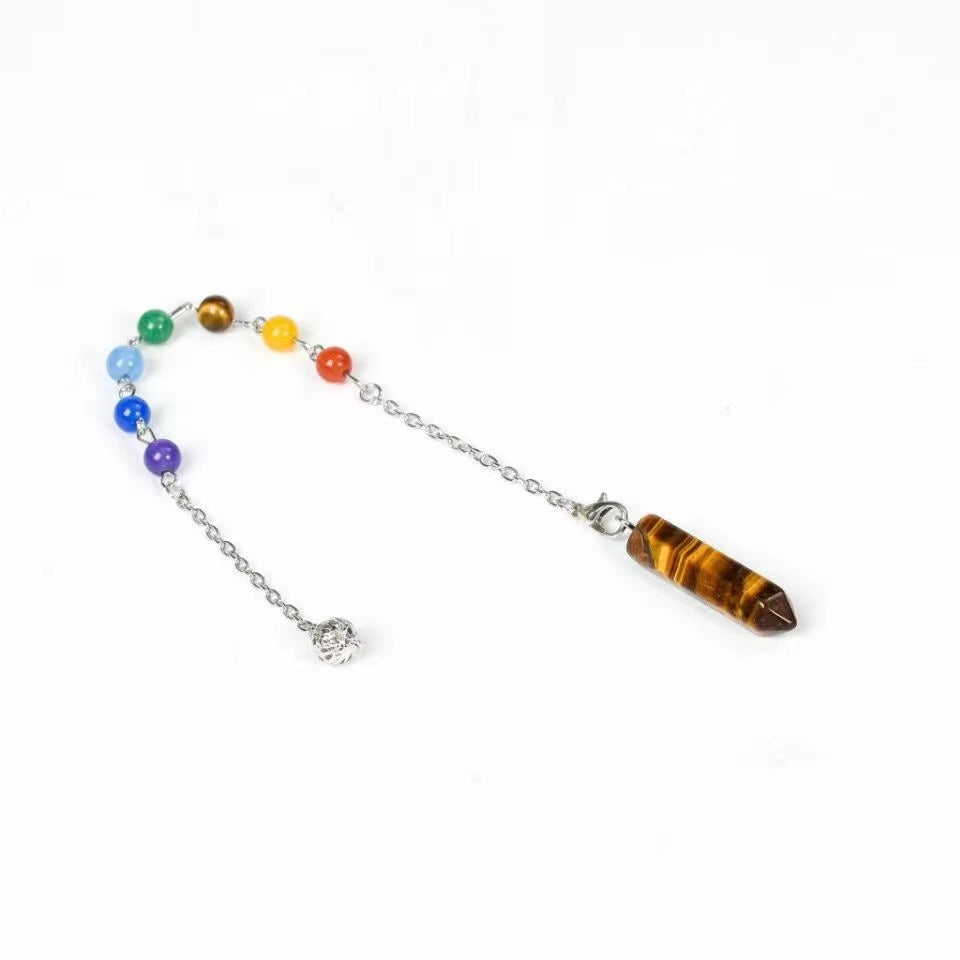 Colorful crystal pendulum pendant  Free shipping over $200