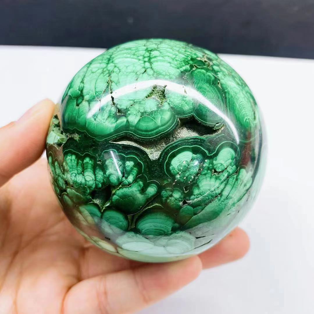 malachite spheres high quality sphere