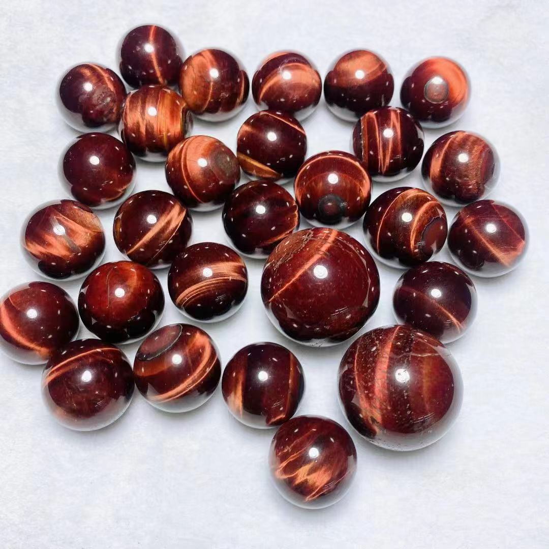 Red tiger eye spheres crystal sphere