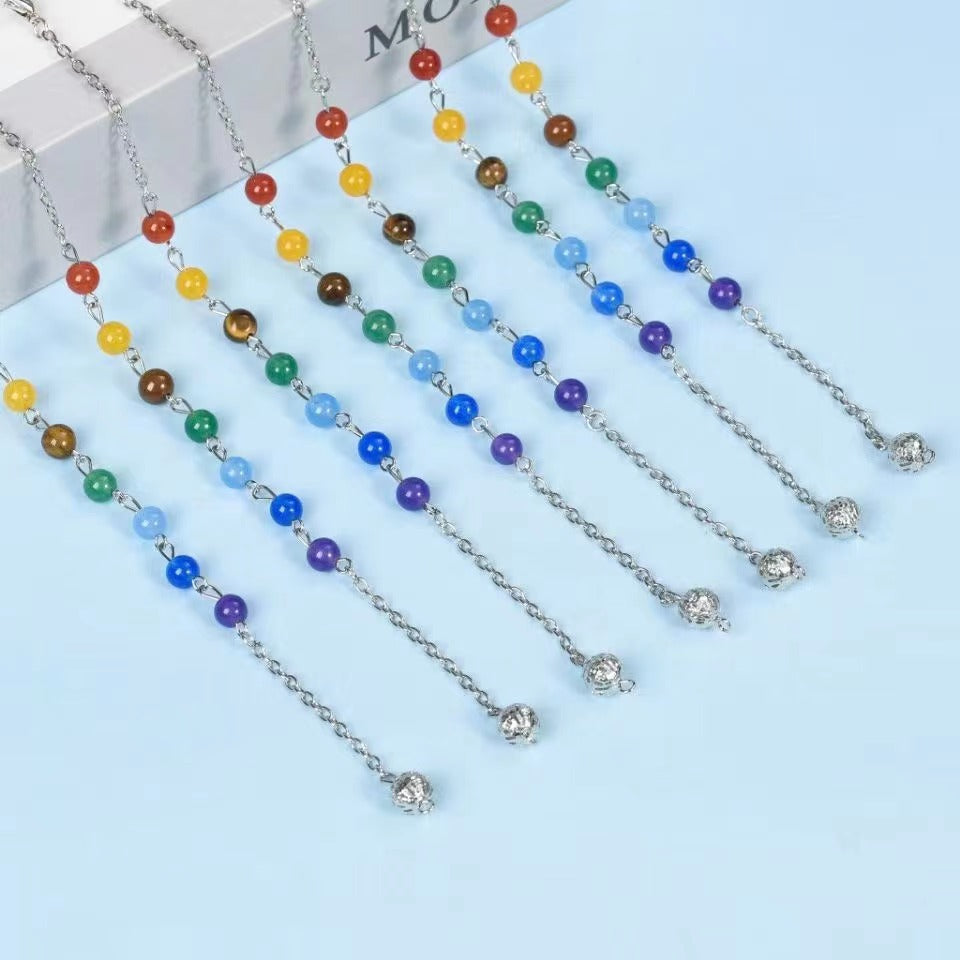 Colorful crystal pendulum pendant Free shipping over $200