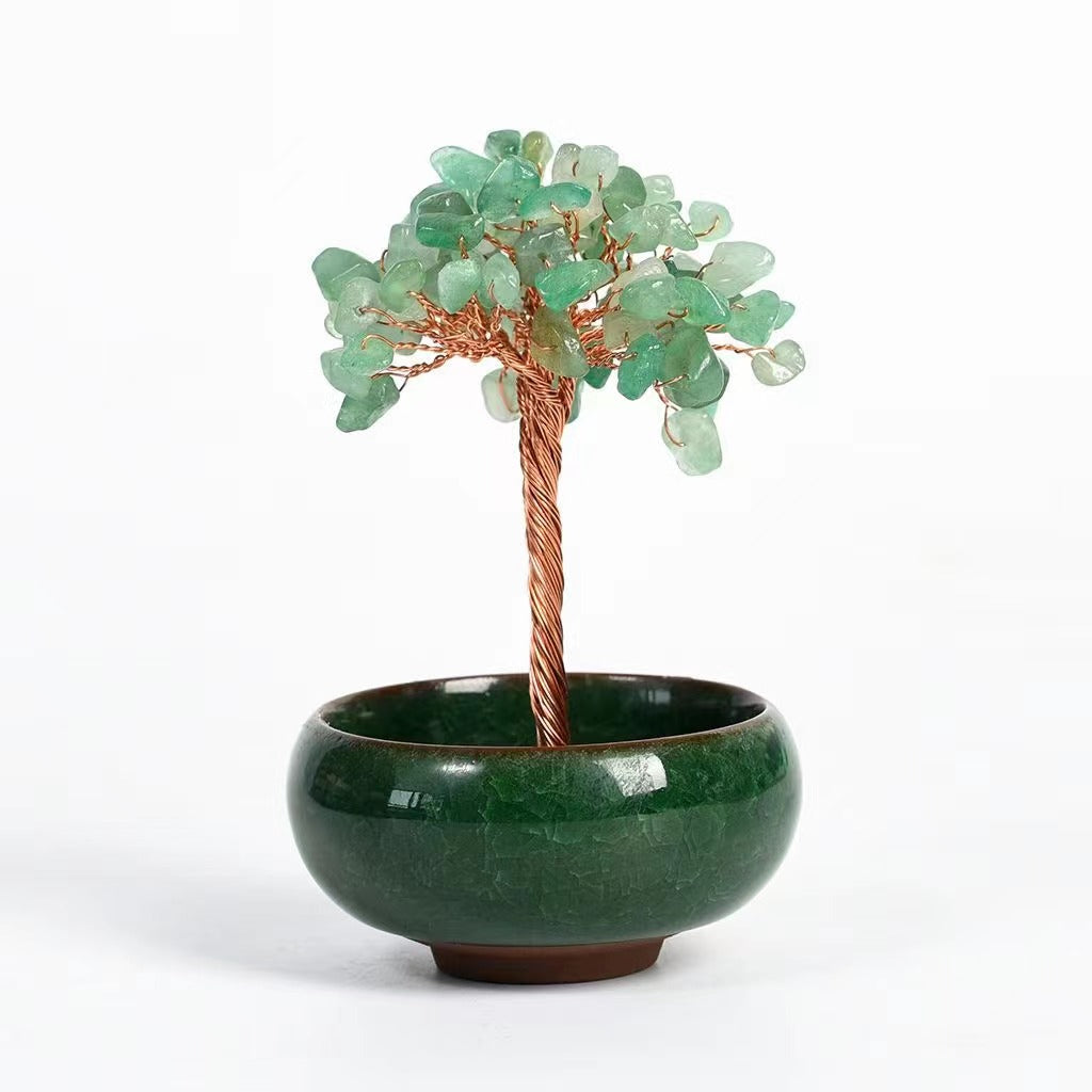 Rock crystal tree gravel ornaments Free shipping over $200