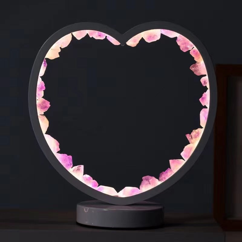 Natural original stone transparent crystal night light Free shipping over $200