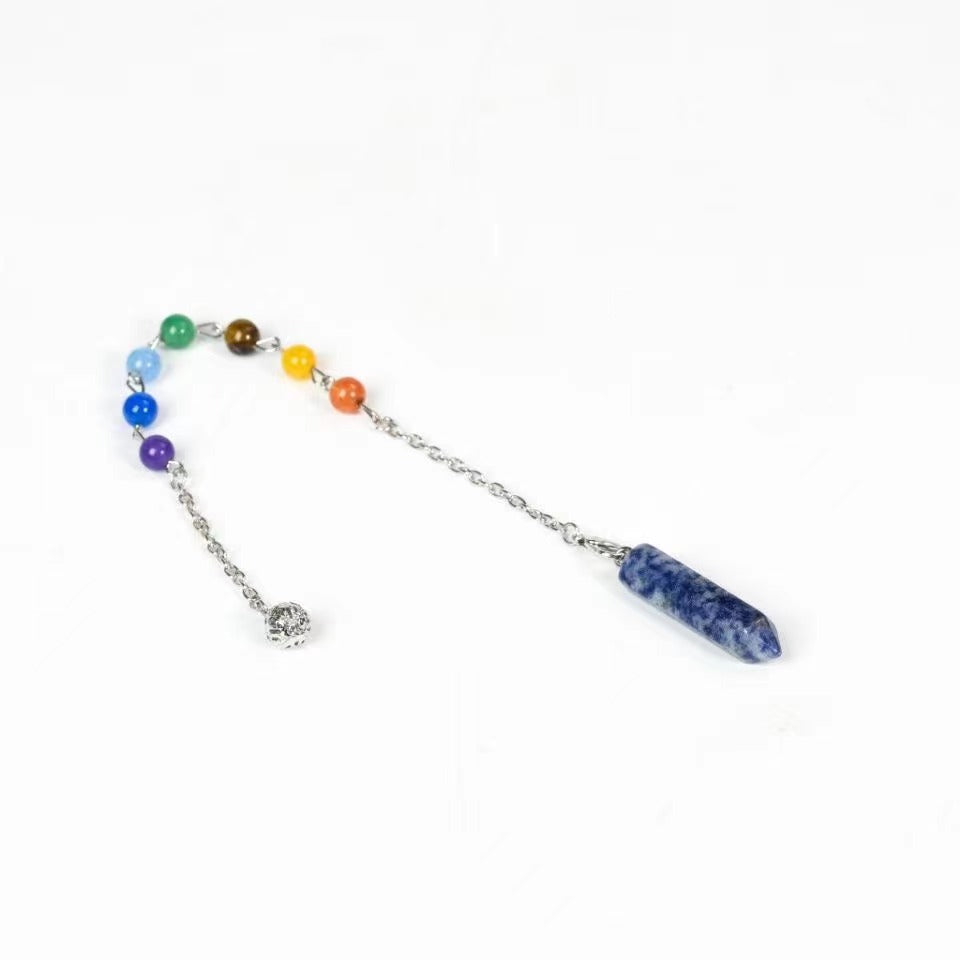 Colorful crystal pendulum pendant  Free shipping over $200