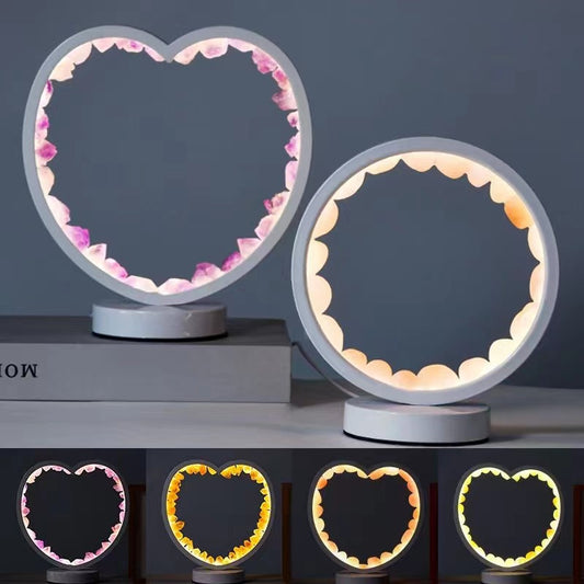 Natural original stone transparent crystal night light Free shipping over $200