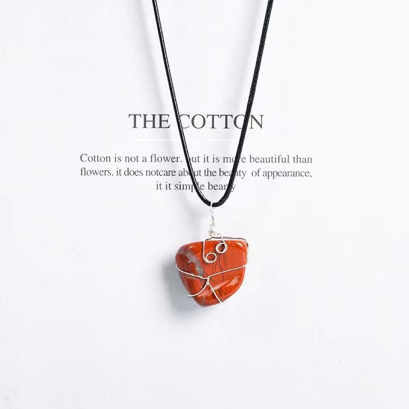 Rock crystal original stone pendant Free shipping over $200