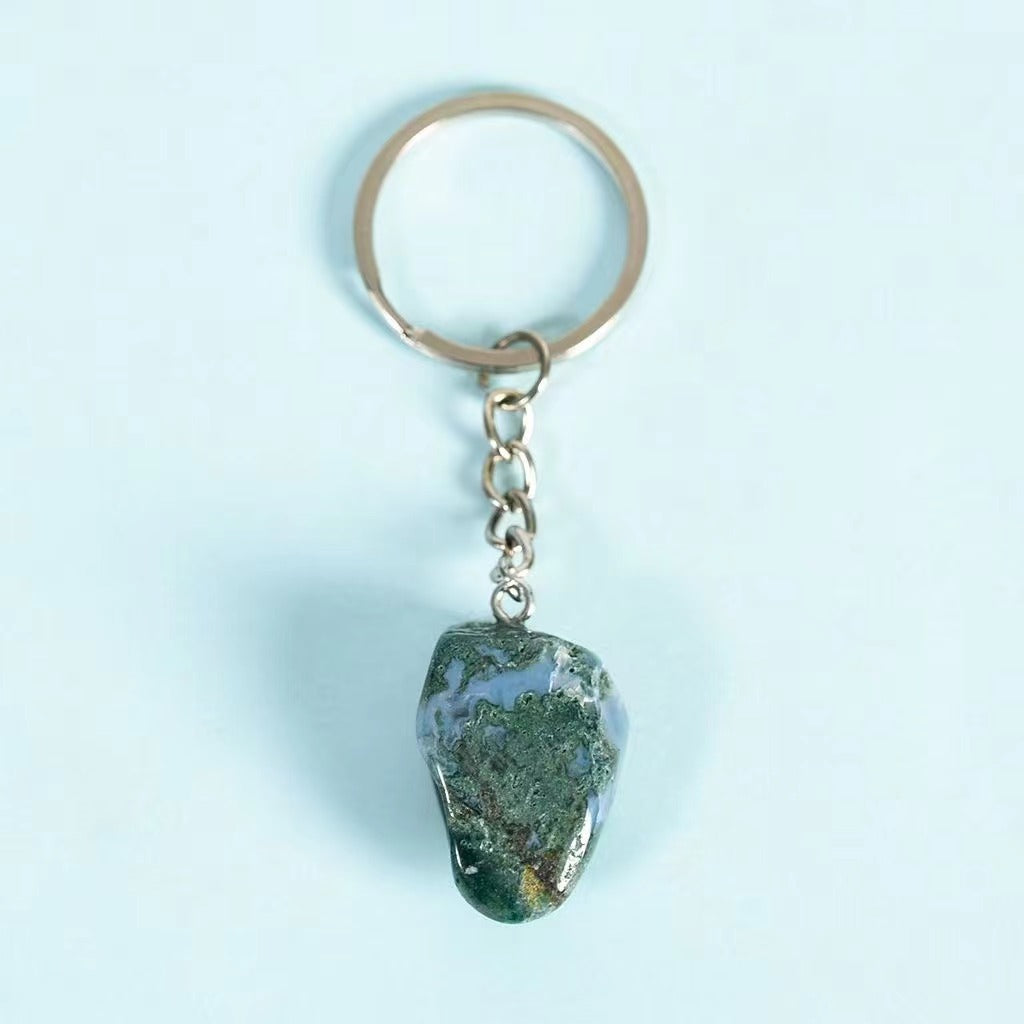 Rolling Stone Crystal Keychain Free shipping over $200