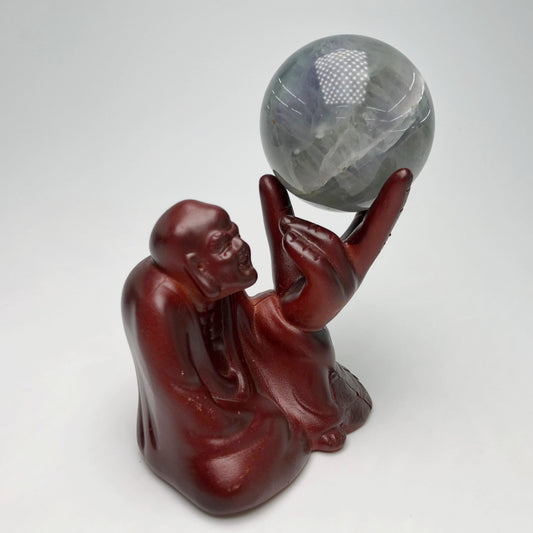 Resin Buddha Sphere Stand