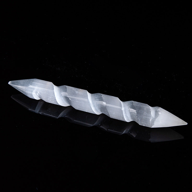 Natural morocco selenite rod/Energy selenite pen/Crystal healing stone