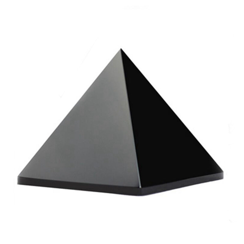 Obsidian pyramid/Crystal healing/Energy pyramid