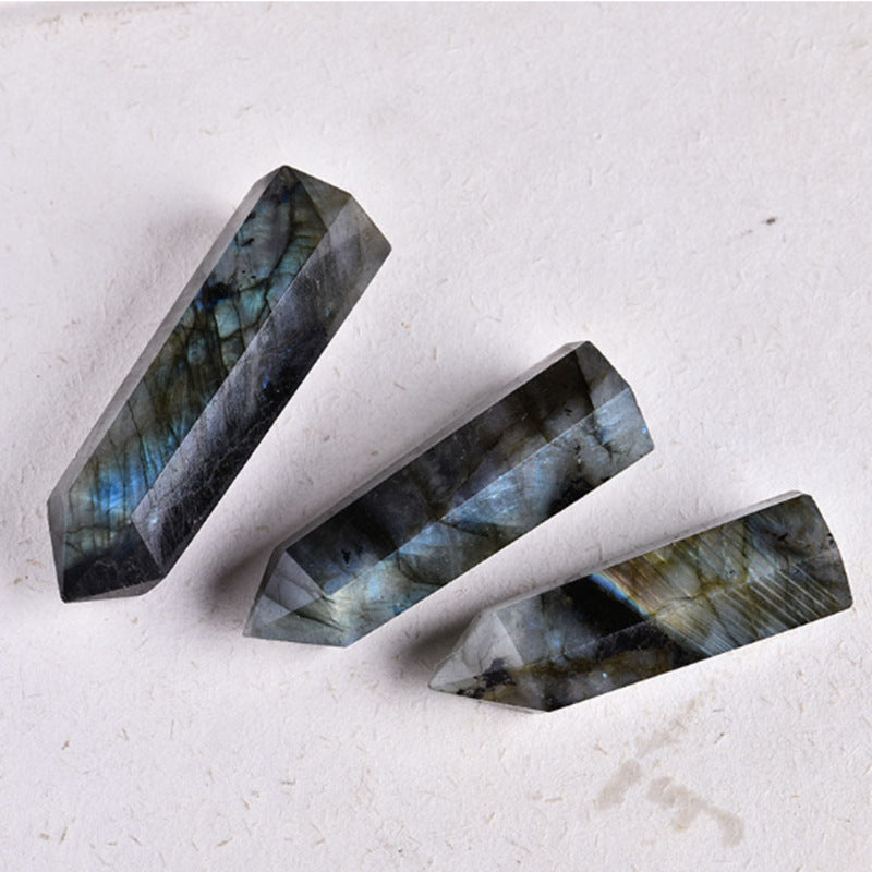 Nature labradorite tower/Crystal point/Crystal healing/Tower hobbies