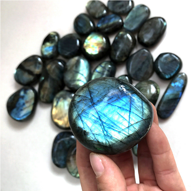 Labradorite free form stone/Crystal healing/palmstone collection