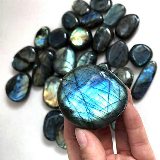 Labradorite free form stone/Crystal healing/palmstone collection