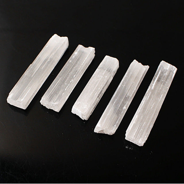 Nature selenite Strip/Crystal healing/Collection