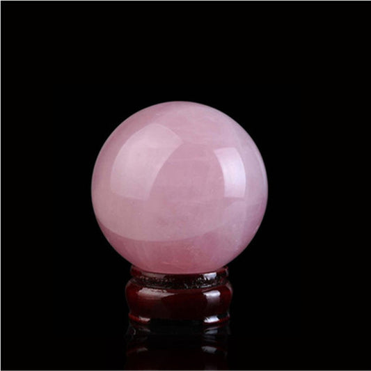 Rose quartz sphere/Crystal ball/Crystal healing/mineral