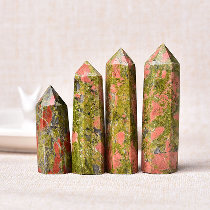 Nature Unakite tower/Crystal point/Self healing/Handmade collection