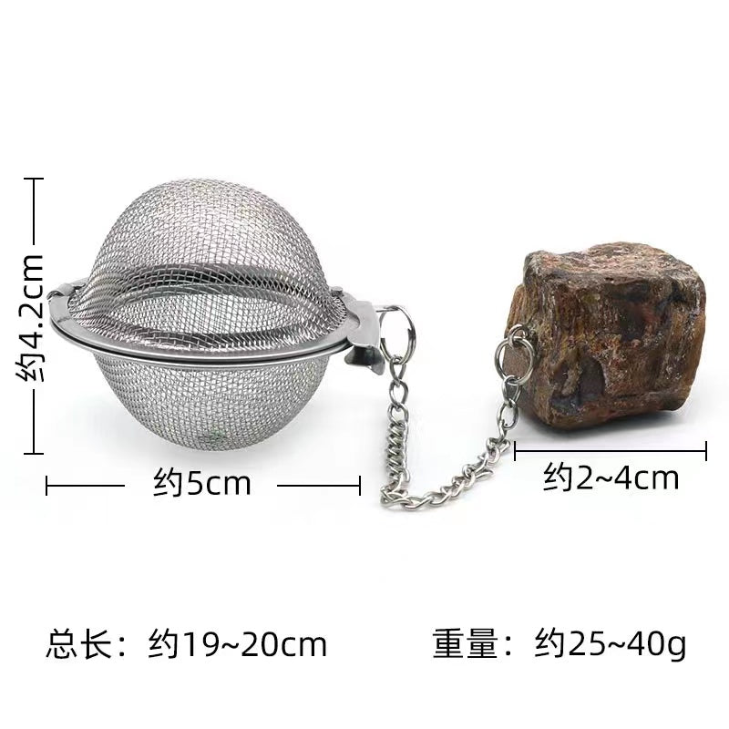 Tea strainer/Crystal tea filter/Raw stone