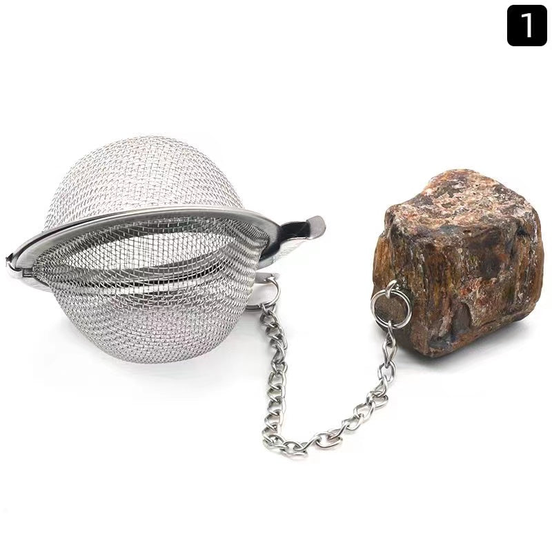 Tea strainer/Crystal tea filter/Raw stone