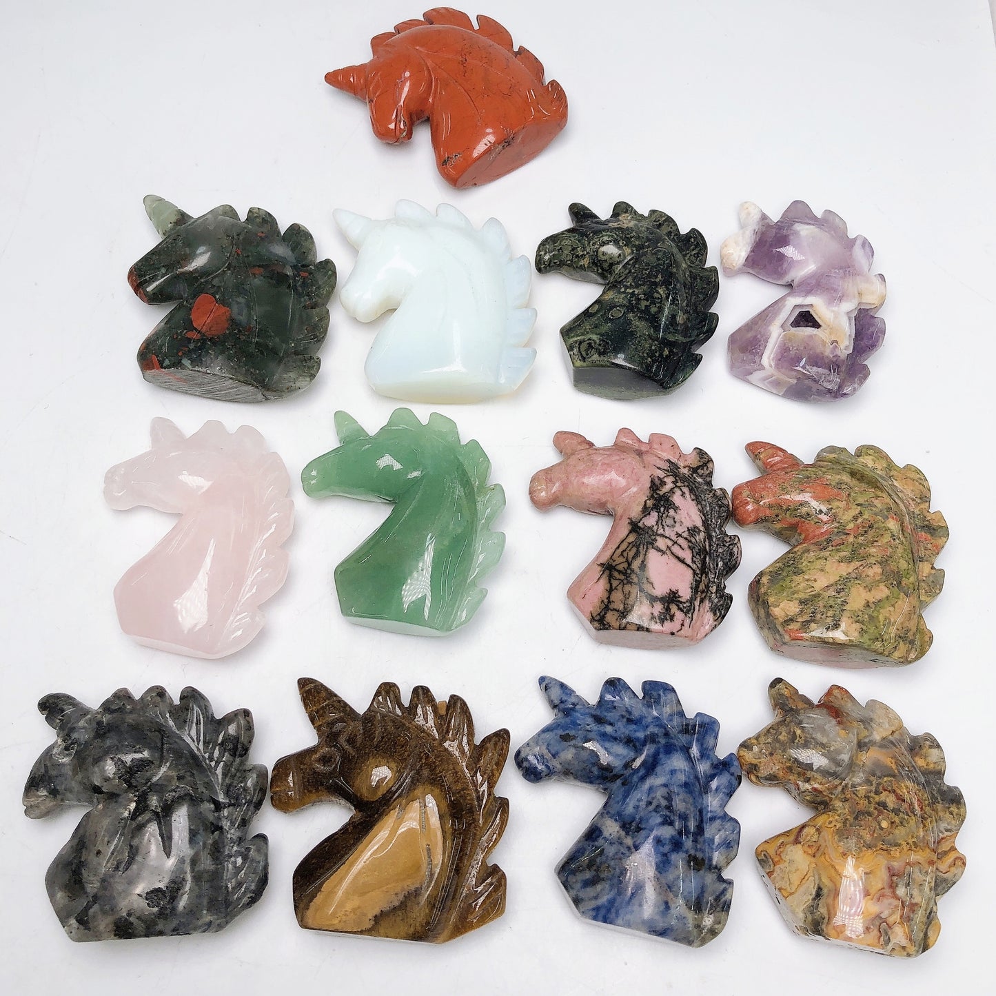 Crystal Unicorn Carving/Crystal healing/Gemstone/Crystal collection