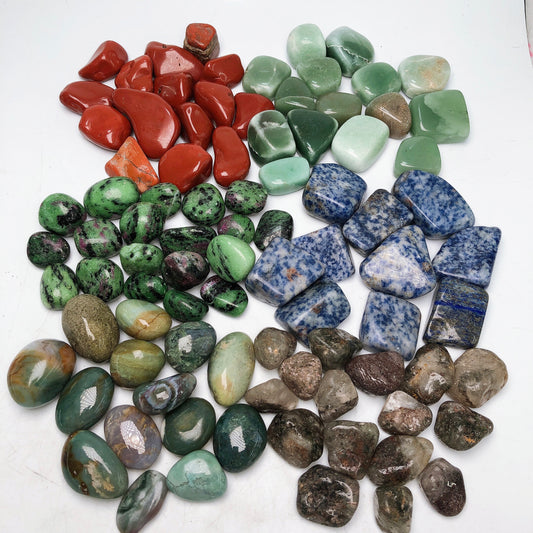 Natural Aventurine/Red jasper/Green ruby/Moss agate rock stone/Ice stone