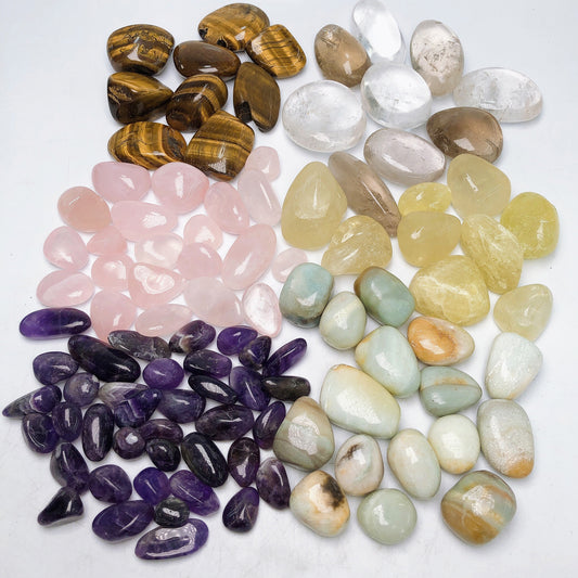 Natural Tiger's eye/Clear quartz/Rose quartz/Citrine/Amethyst/Amazon rock stone