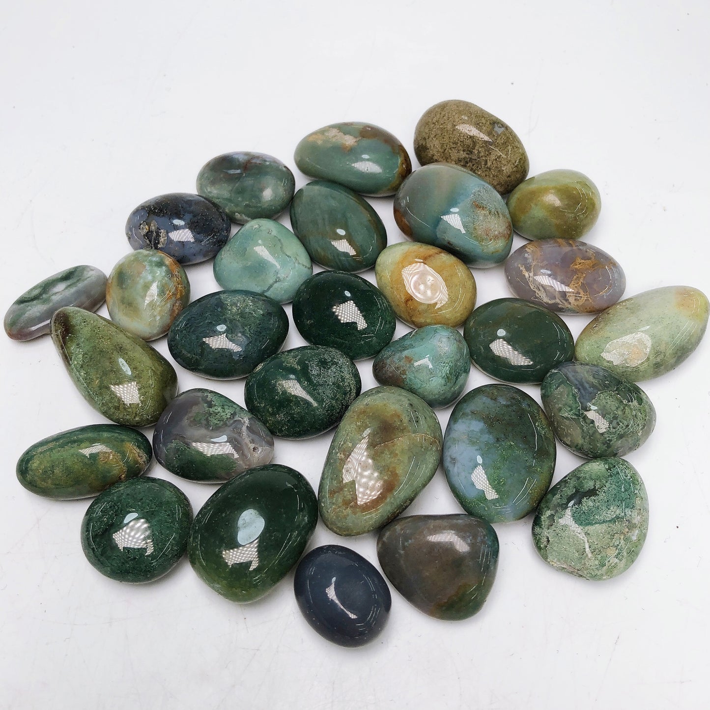 Natural Aventurine/Red jasper/Green ruby/Moss agate rock stone/Ice stone