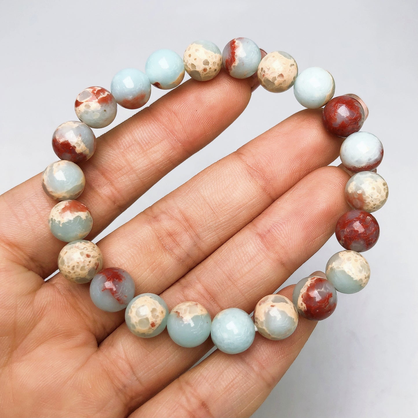 Blood stone/Aventurine/Opalite/Cat eye bracelet Free shipping over $200