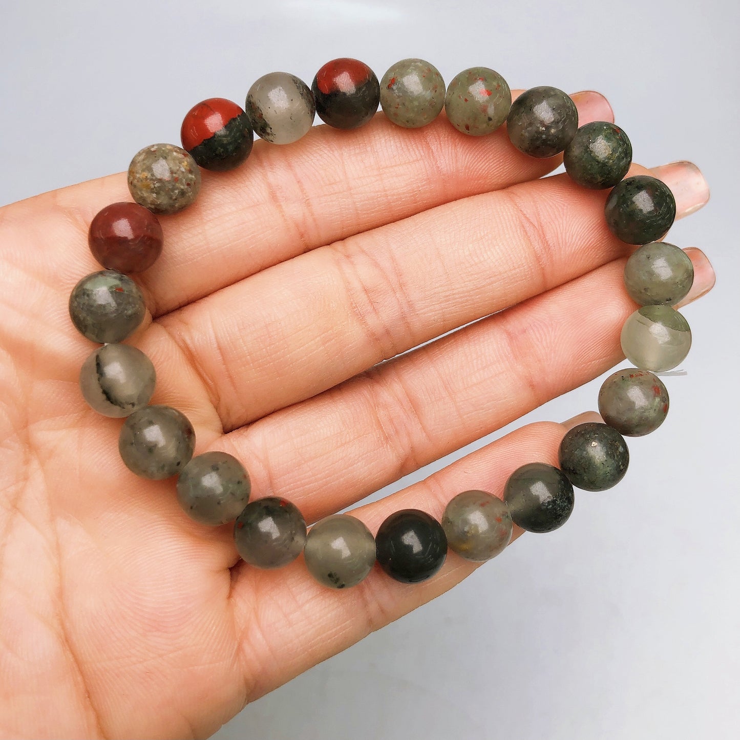 Blood stone/Aventurine/Opalite/Cat eye bracelet Free shipping over $200