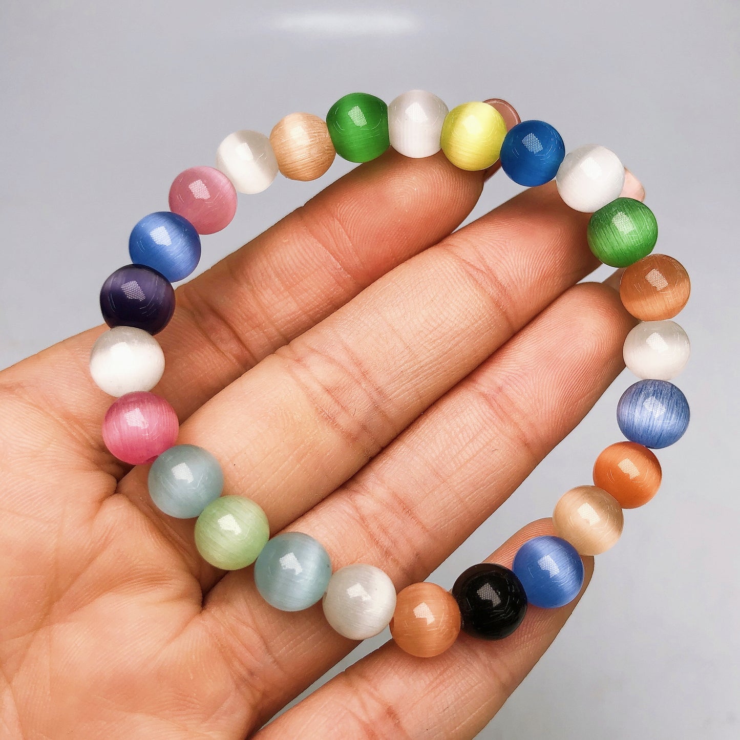 Blood stone/Aventurine/Opalite/Cat eye bracelet Free shipping over $200