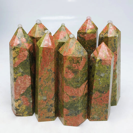 Nature Unakite Tower/Energy tower furnishing articles/Ornament