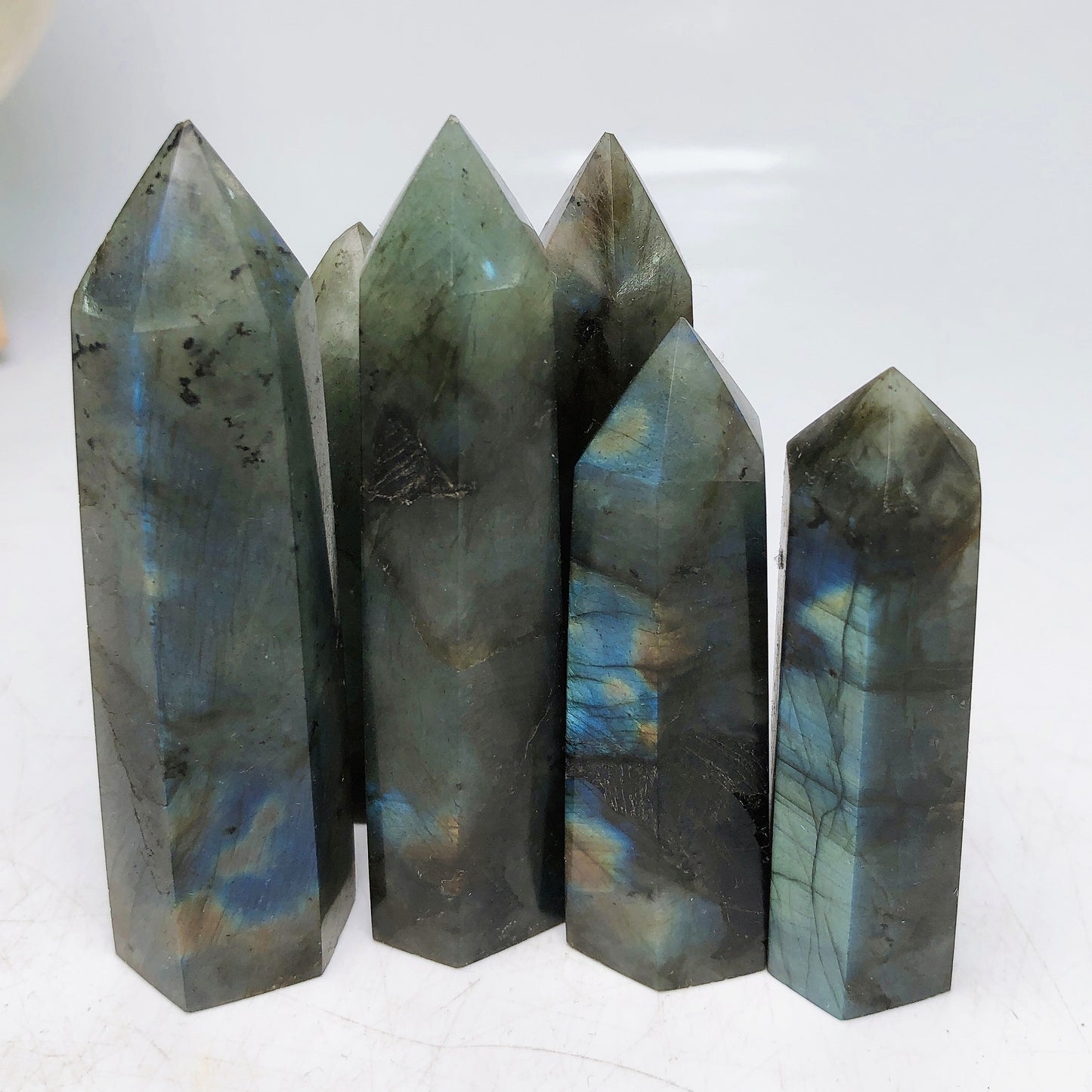 Labradorite Crystal Tower/ Point / Crystal Healing/Gemstone/Crystals