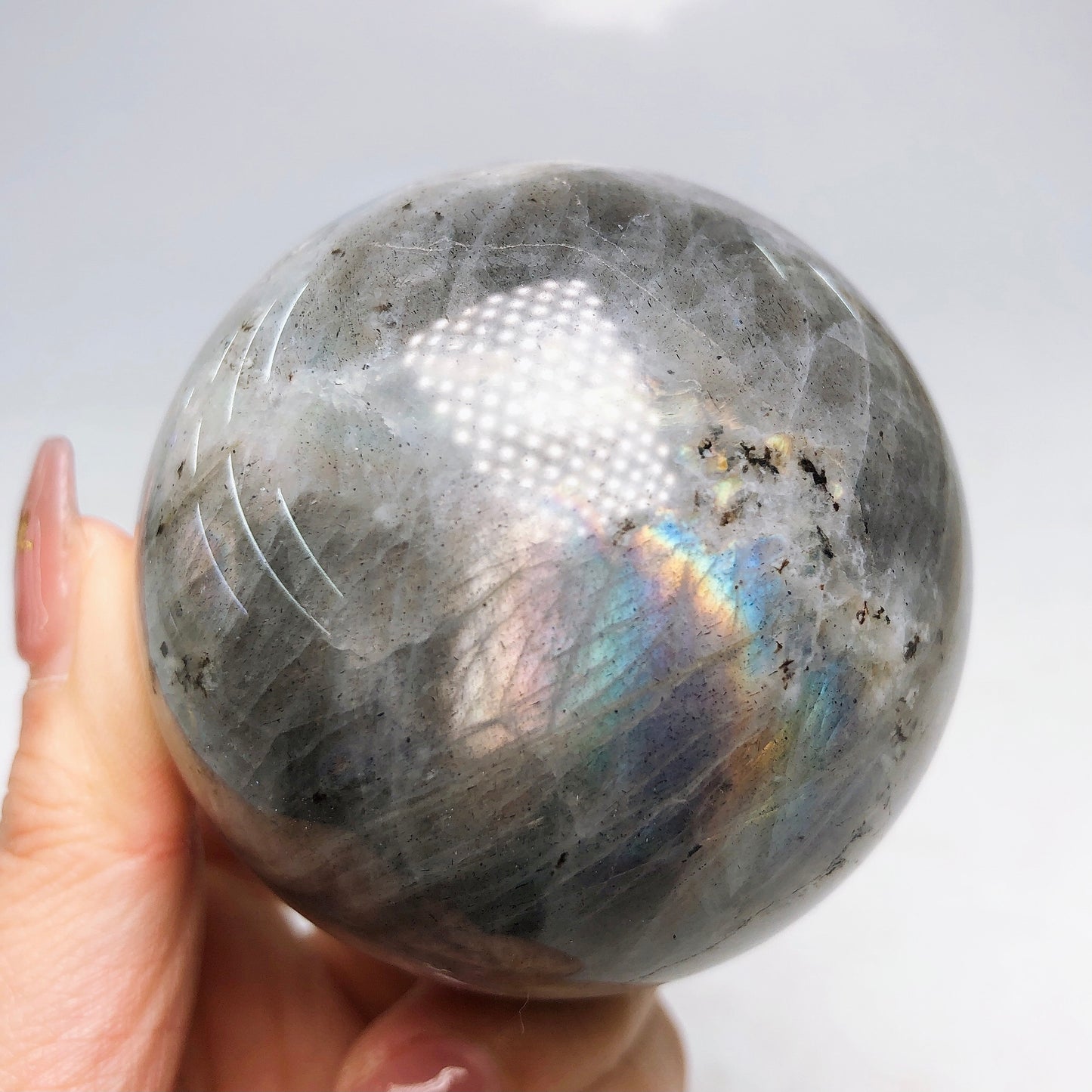 Labradorite sphere/Crystal ball/Crystal healing