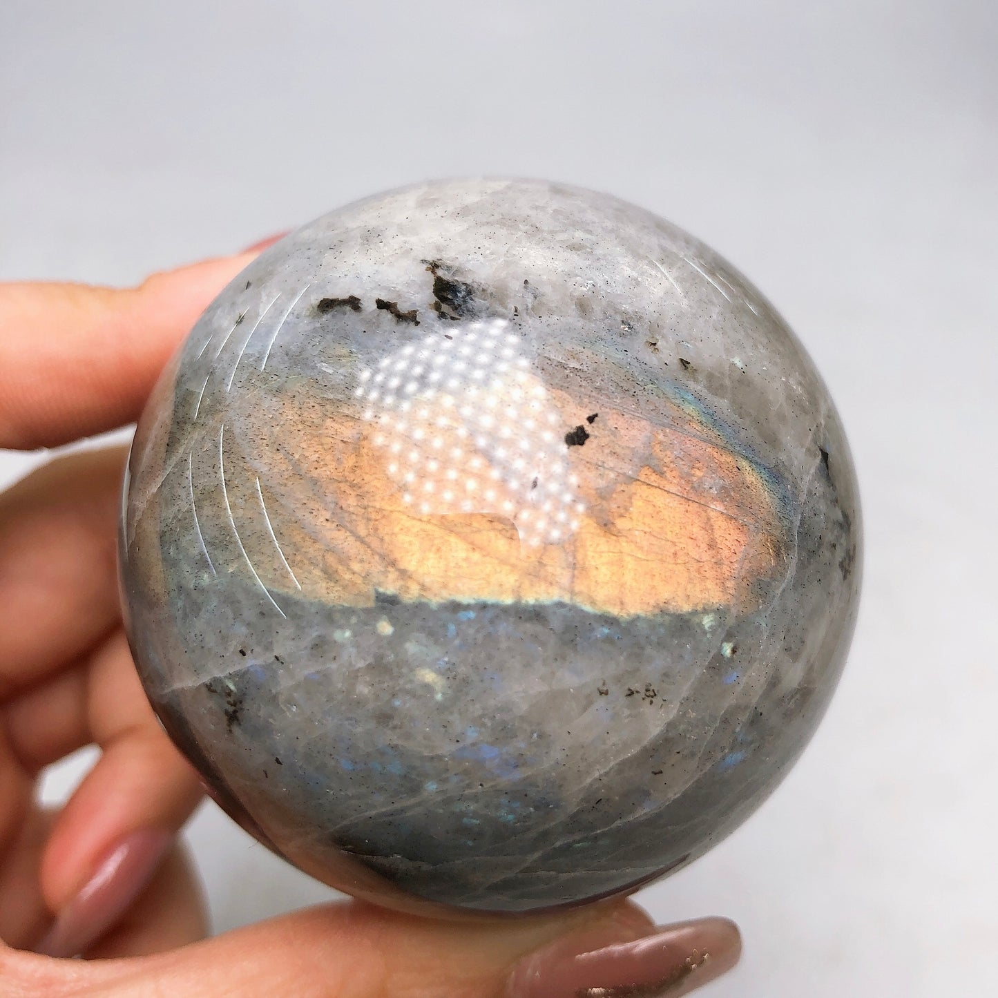 Labradorite sphere/Crystal ball/Crystal healing