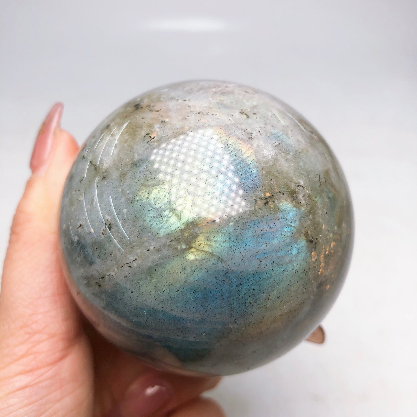 Labradorite sphere/Crystal ball/Crystal healing