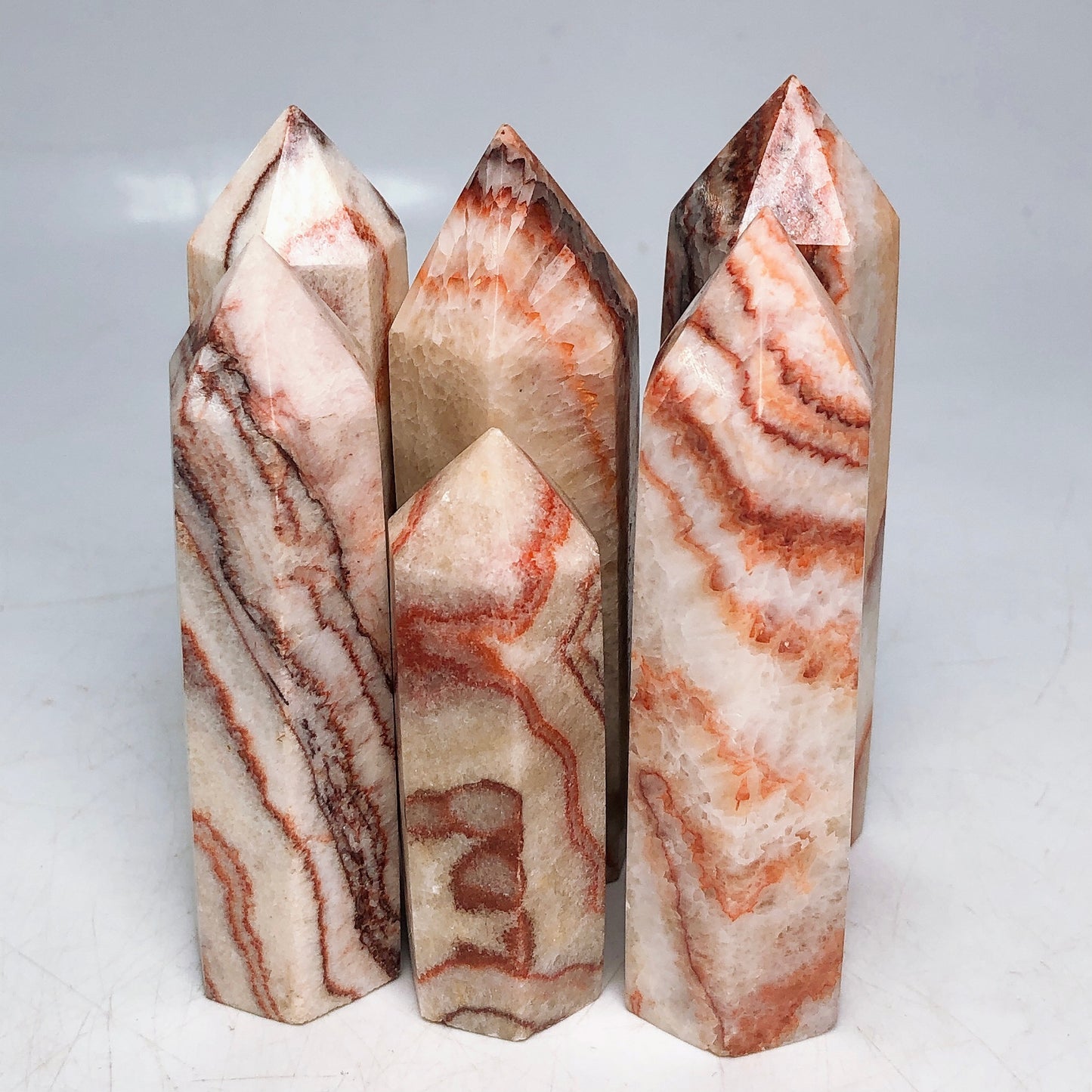 Pork stone tower/Crystal healing/crystal point/energy tower