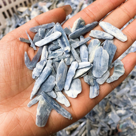 Blue kyanite rawstone specimen/Crystal healing/minerals Free shipping over $200