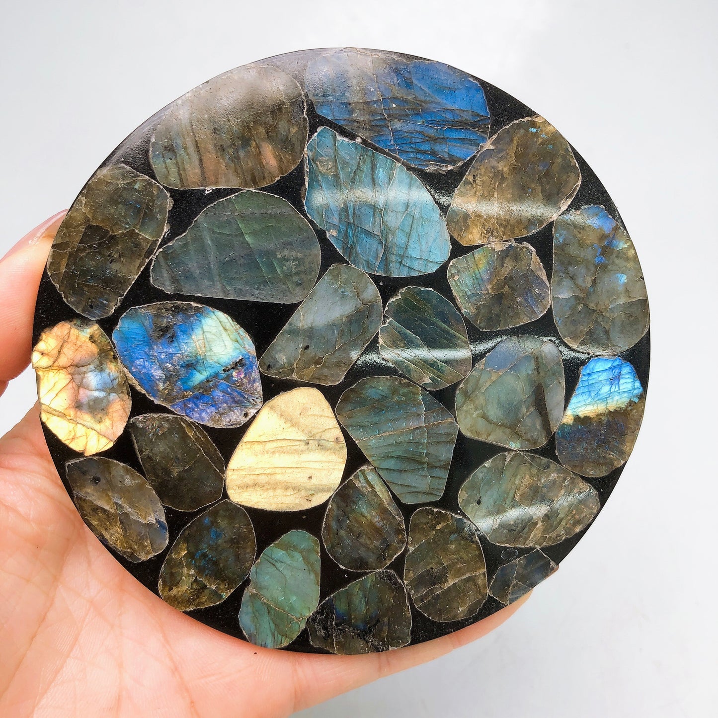 Labradorite slice Coasters