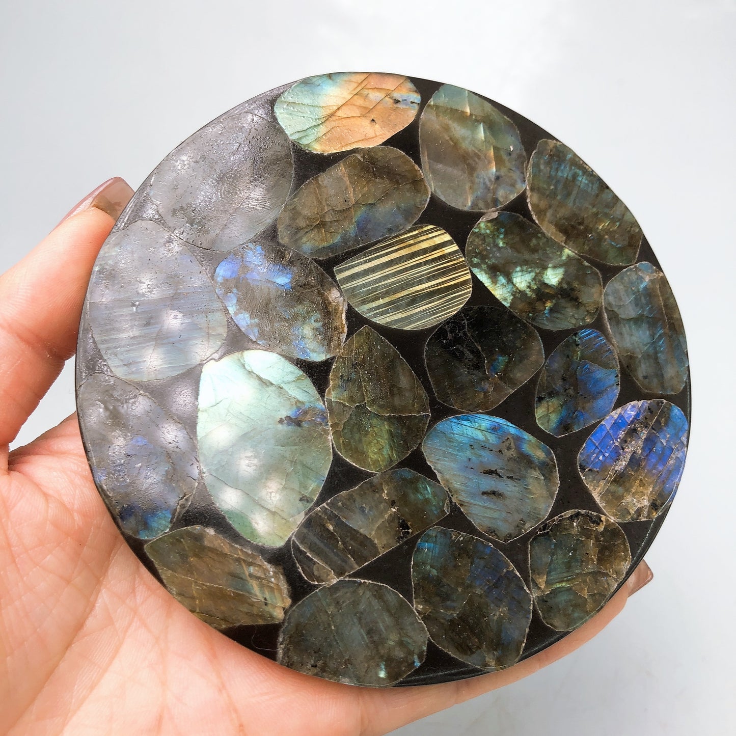 Labradorite slice Coasters