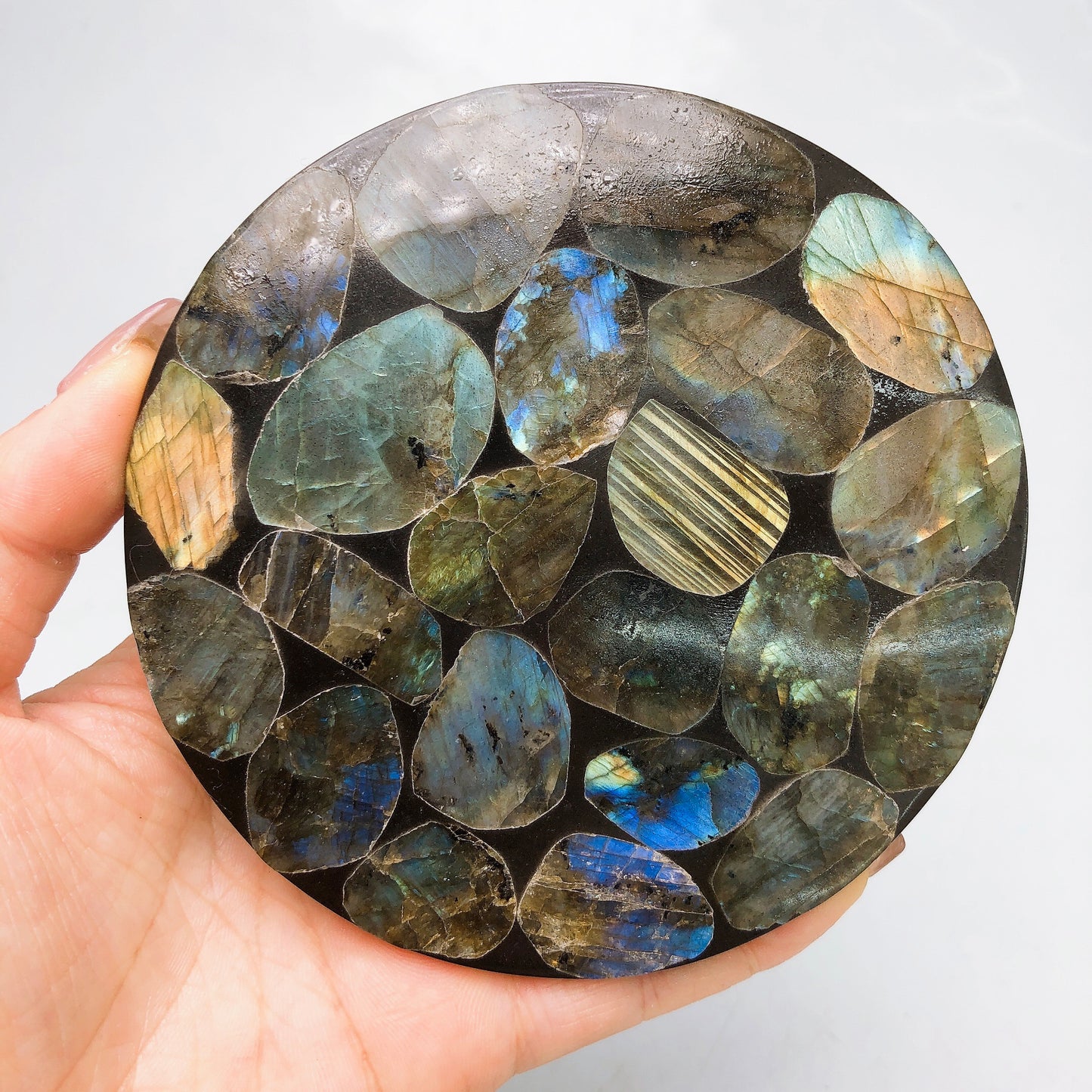 Labradorite slice Coasters