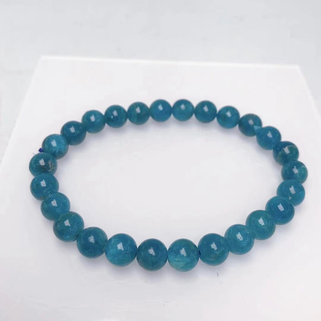 Apatite bracelet/Mineral/Crystal healing/Gemstone Free shipping over $200