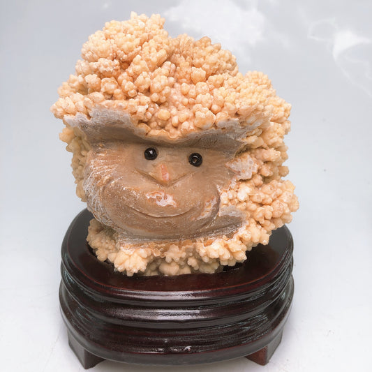 Mineral monkey specimen/Handcarving/Decorative ornaments