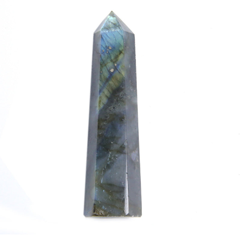 Nature labradorite tower/Crystal point/Crystal healing/Tower hobbies